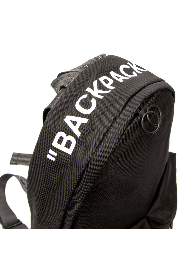 Off White quote backpack Off White  QUOTE BACKPACKzwart - www.credomen.com - Credomen