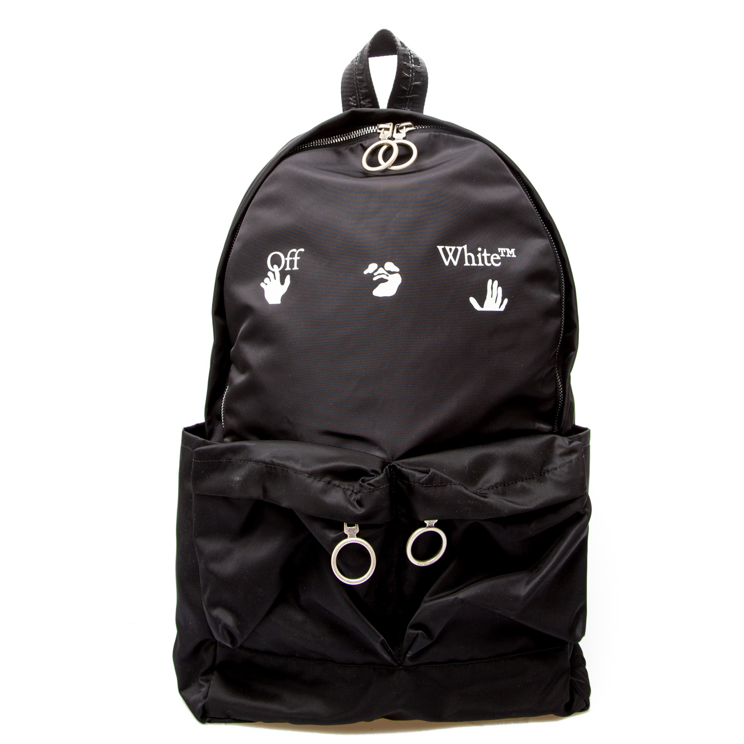 Off White Logo Backpack | Credomen